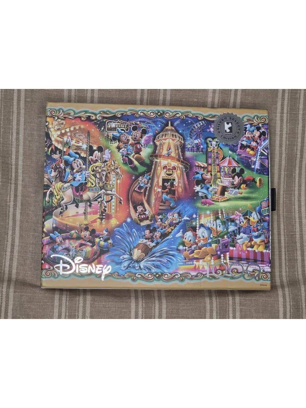 Disney Collection Silver Select Mickey's Carnival 1000 Puzzle New Ceaco Puzzles